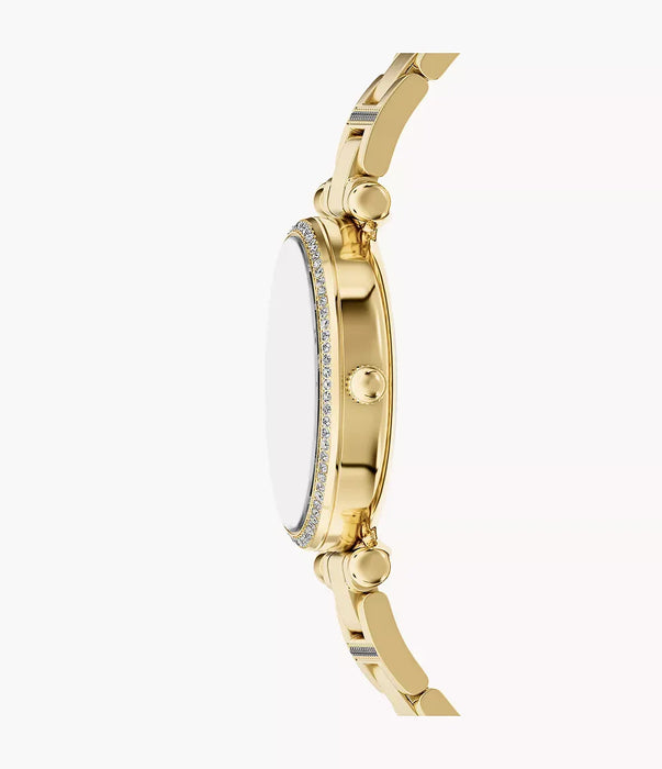 Fossil Carlie Gold Stainless Steel Women Watch Es5465_4