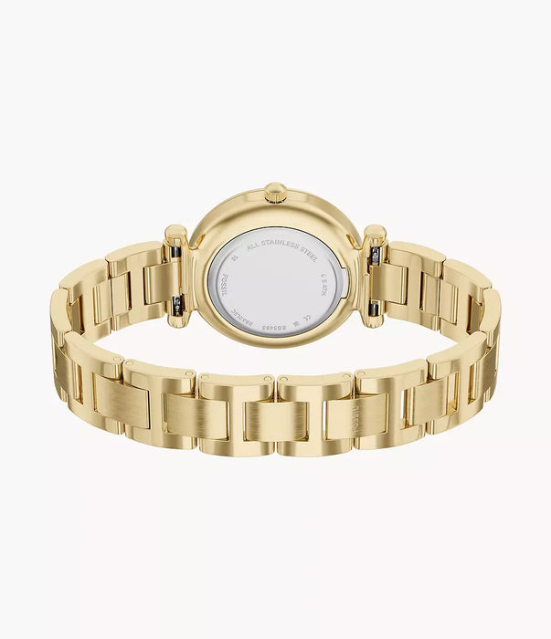 Fossil Carlie Gold Stainless Steel Women Watch Es5465_6