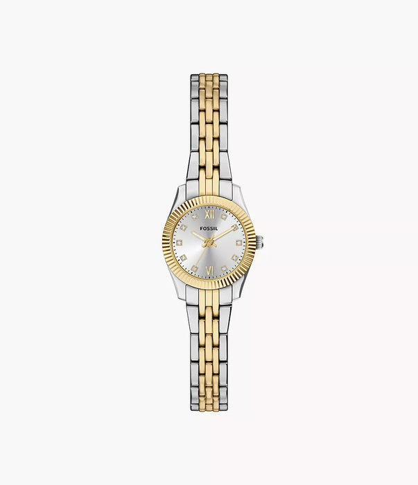 Fossil Scarlette Silver Stainless Steel Women Watch Es5473_1
