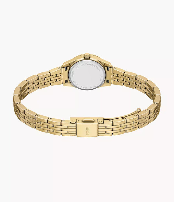 Fossil Scarlette Gold Stainless Steel Women Watch Es5474_6