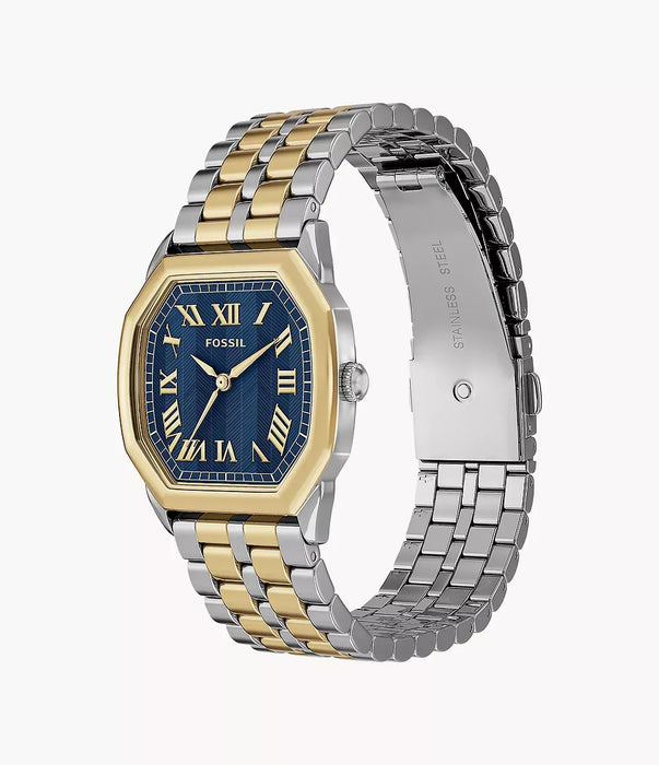 Fossil Harlow Blue Stainless Steel Women Watch Es5480_7