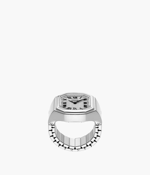 Fossil Harlow Watch Ring Silver Stainless Steel Women Watch Es5482_4