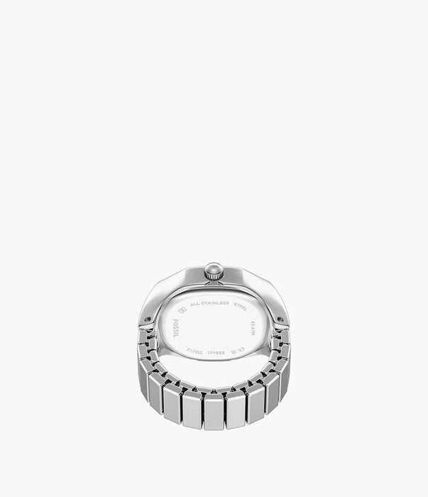 Fossil Harlow Watch Ring Silver Stainless Steel Women Watch Es5482_6