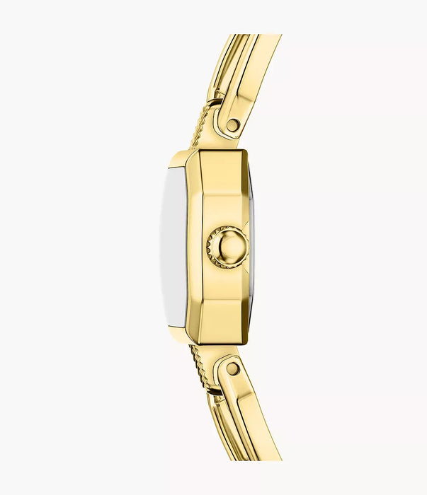 Fossil Harlow Cream Stainless Steel Women Watch Es5483_4