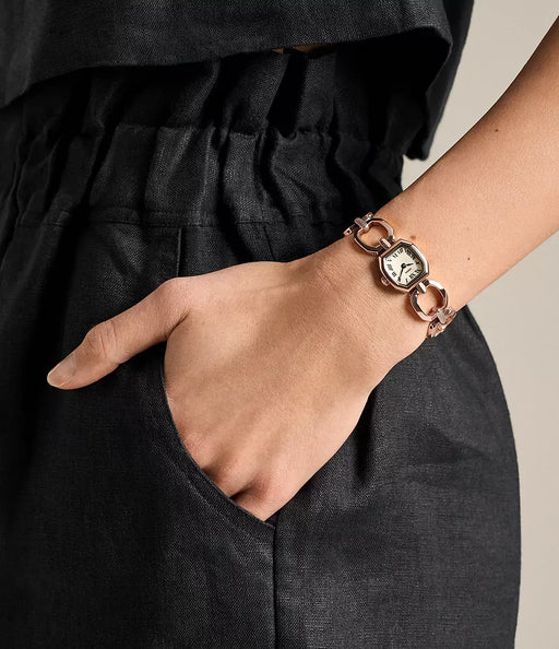 Fossil Harlow Cream Stainless Steel Women Watch Es5484_2
