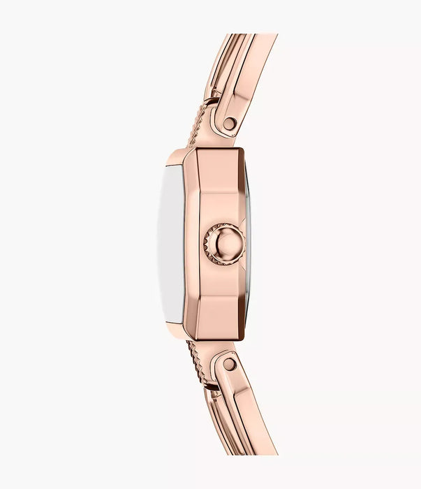 Fossil Harlow Cream Stainless Steel Women Watch Es5484_4