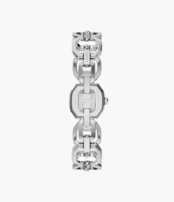 Fossil Harlow Cream Stainless Steel Women Watch Es5485_3