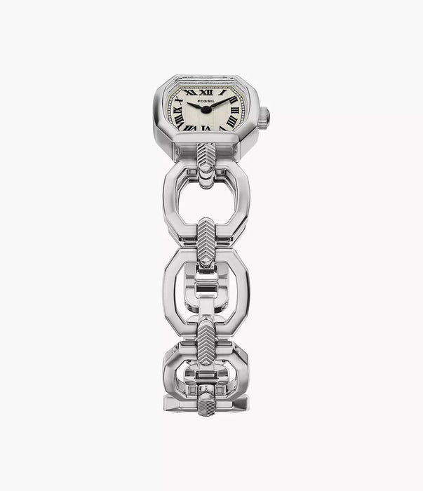 Fossil Harlow Cream Stainless Steel Women Watch Es5485_5