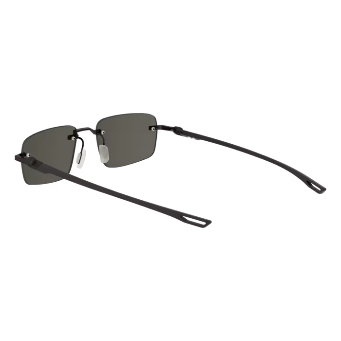 TAG Heuer Mini Vingt-Sept Tarmac Grey Rimless Rectangular Men's Sunglasses