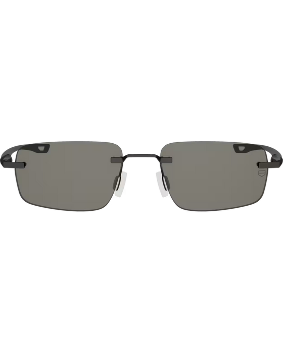 TAG Heuer Mini Vingt-Sept Tarmac Grey Rimless Rectangular Men's Sunglasses