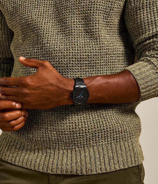 Fossil Core Black Stainless Steel Men Watch Fs5308_2