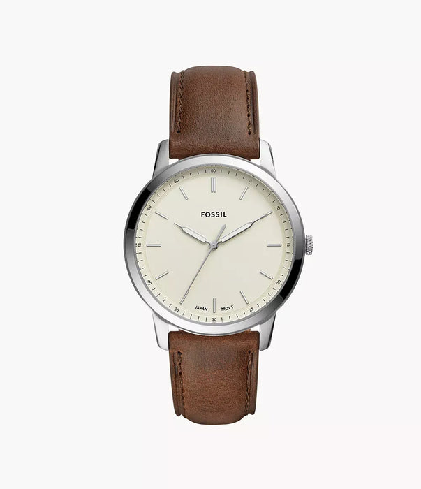 Fossil The Minimalist Cream Stainless Steel Men Watch Fs5439_1