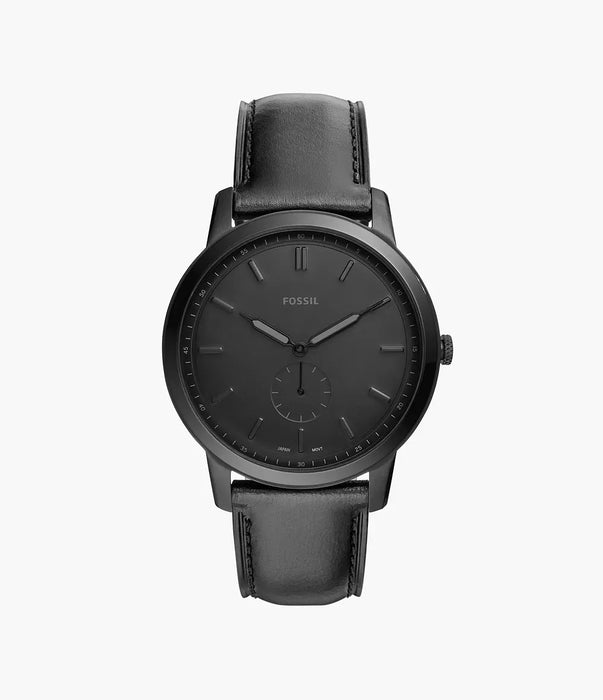 Fossil The Minimalist - Mono Black Stainless Steel Men Watch Fs5447_1