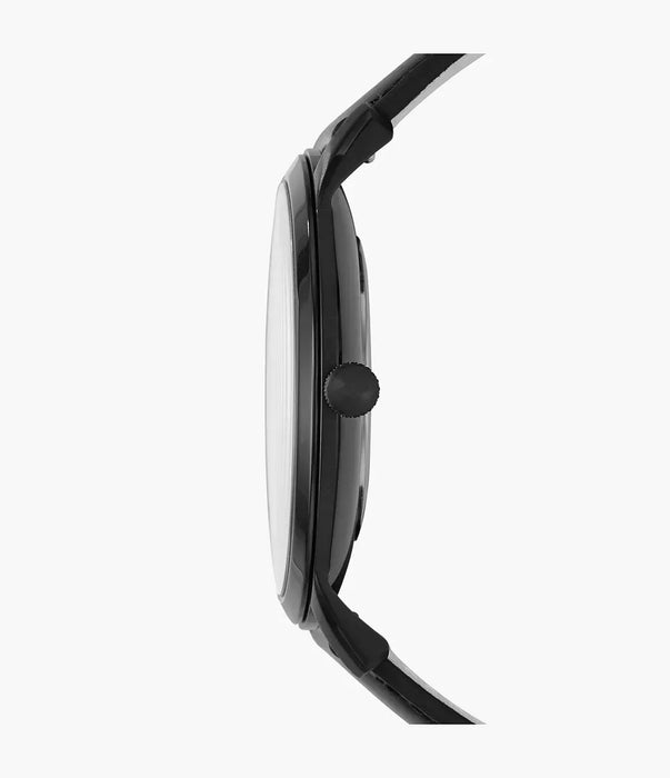 Fossil The Minimalist - Mono Black Stainless Steel Men Watch Fs5447_3