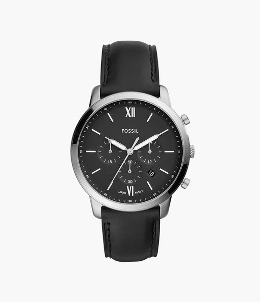 Fossil Neutra Chrono Black Stainless Steel Men Watch Fs5452_1