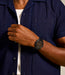 Fossil Amber Crystal Black Stainless Steel Men Watch Fs5525_2