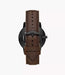 Fossil Amber Crystal Black Stainless Steel Men Watch Fs5551_3