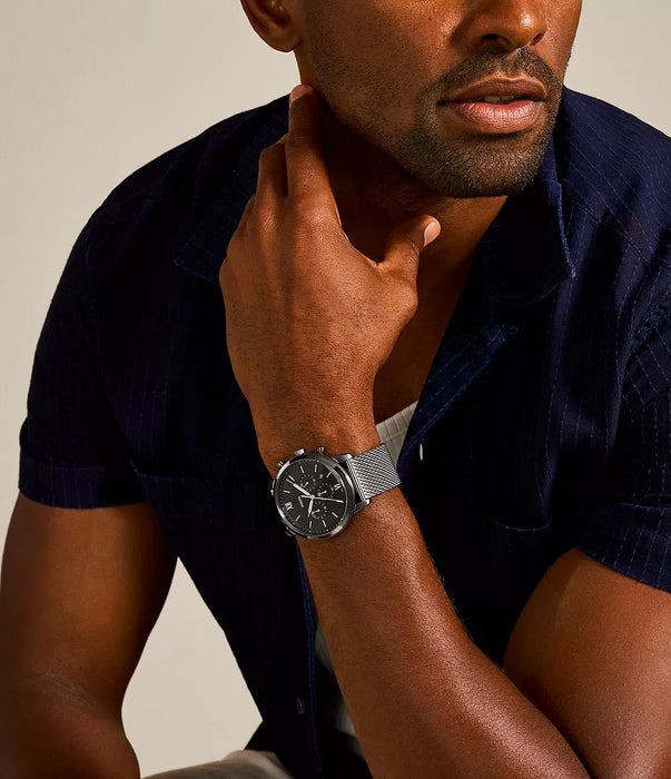 Fossil Classics Black Stainless Steel Men Watch Fs5699_2