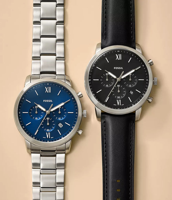 Fossil Classics Blue Stainless Steel Men Watch Fs5792_5