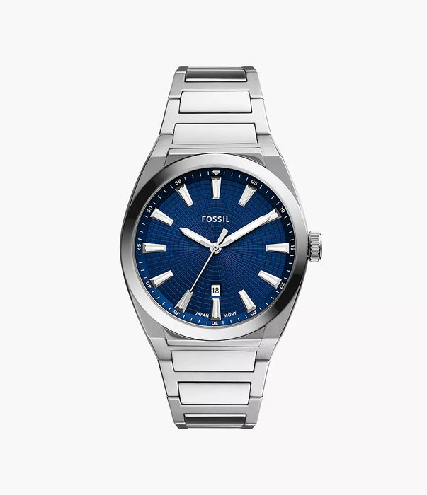 Fossil Blue Stainless Steel Men Watch Fs5822_1
