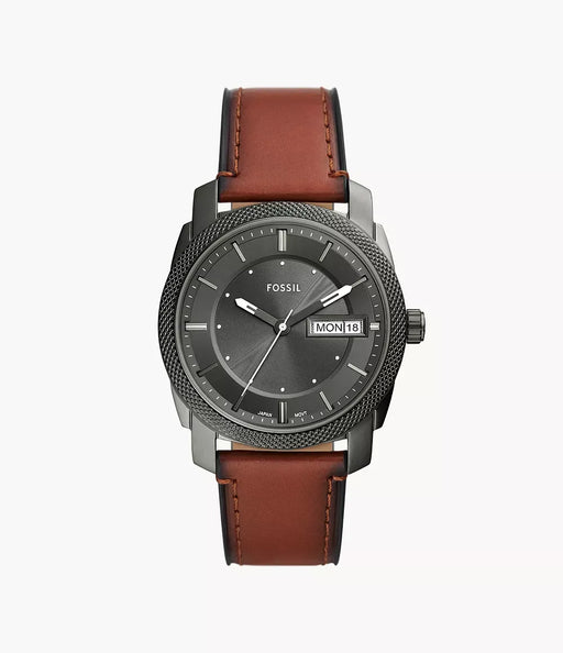 Fossil Machine Gray Stainless Steel Men Watch Fs5900_1