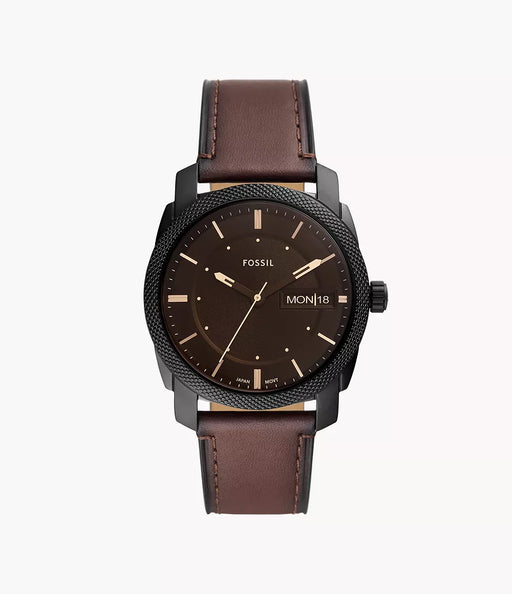 Fossil Machine Black Stainless Steel Men Watch Fs5901_1