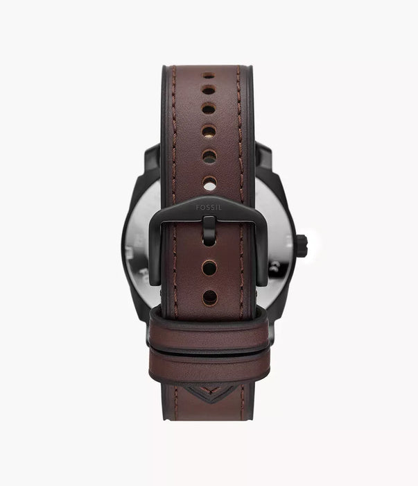 Fossil Machine Black Stainless Steel Men Watch Fs5901_3