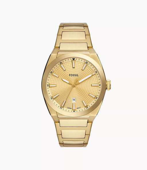 Fossil Everett Gold Stainless Steel Men Watch Fs5965_1
