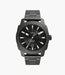 Fossil Machine Black Stainless Steel Men Watch Fs5970_1