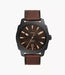 Fossil Machine Black Stainless Steel Men Watch Fs5972_1