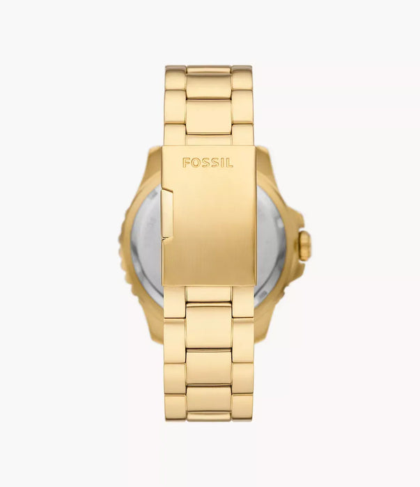 Fossil Fossil Blue Black Stainless Steel Men Watch Fs5990_3