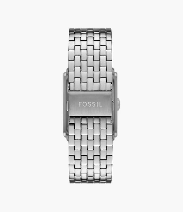Fossil Carraway Silver Stainless Steel Men Watch Fs6008_3