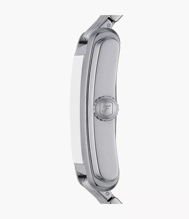 Fossil Carraway Silver Stainless Steel Men Watch Fs6008_4