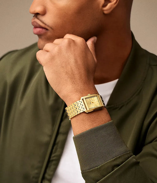 Fossil Carraway Gold Stainless Steel Men Watch Fs6009_2