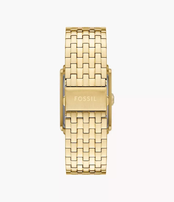 Fossil Carraway Gold Stainless Steel Men Watch Fs6009_3