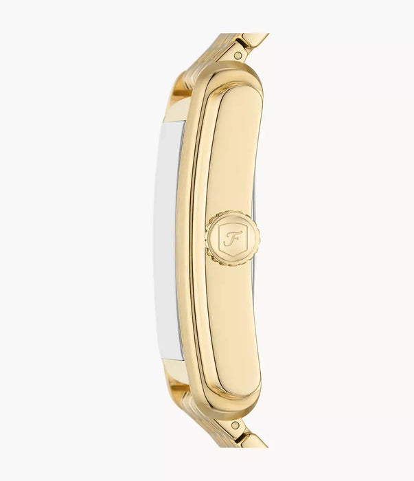 Fossil Carraway Gold Stainless Steel Men Watch Fs6009_4