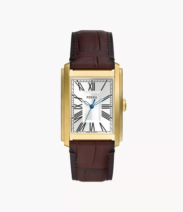 Fossil Carraway Silver Stainless Steel Men Watch Fs6011_1