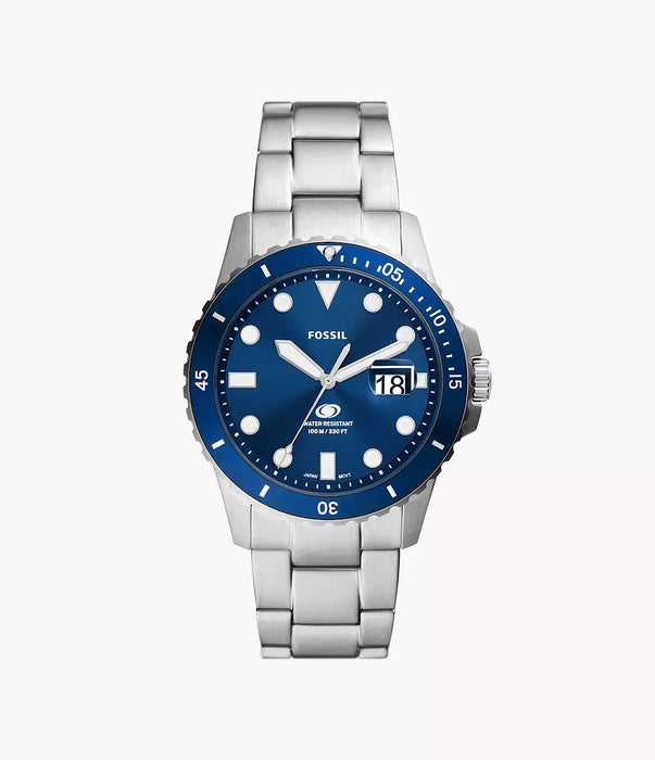 Fossil Fossil Blue Blue Stainless Steel Men Watch Fs6029_1