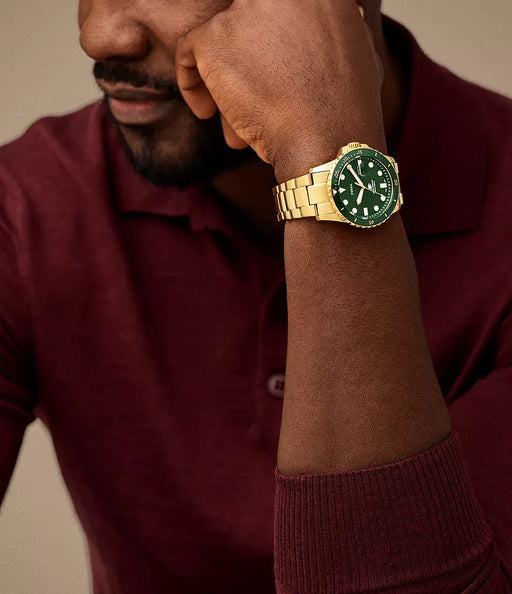 Fossil Fossil Blue Green Stainless Steel Men Watch Fs6030_2