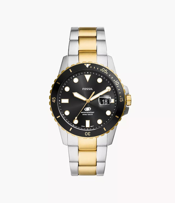 Fossil Core Black Stainless Steel Men Watch Fs6031_1