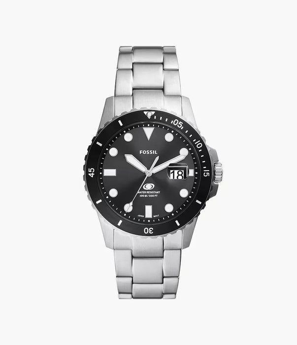 Fossil Fossil Blue Black Stainless Steel Men Watch Fs6032_1