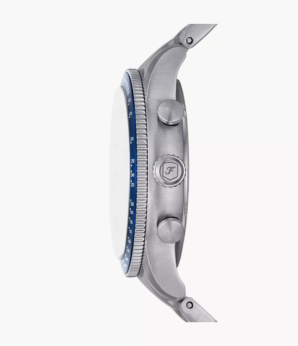 Fossil Sport Tourer Blue Stainless Steel Men Watch Fs6047_4