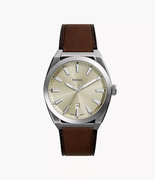 Fossil Everett Clear Stainless Steel Men Watch Fs6071_1