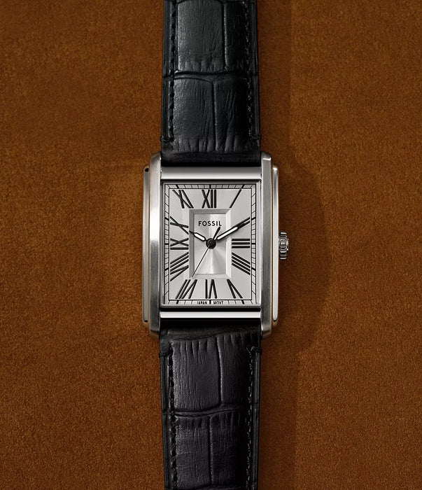 Fossil Carraway Silver Stainless Steel Men Watch Fs6078_5