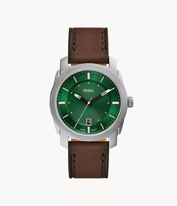 Fossil Machine Green Stainless Steel Men Watch Fs6085_1
