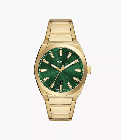 Fossil Everett Green Stainless Steel Men Watch Fs6090_1
