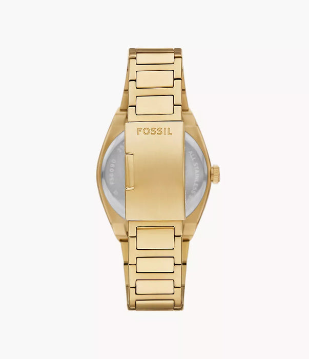 Fossil Everett Green Stainless Steel Men Watch Fs6090_3