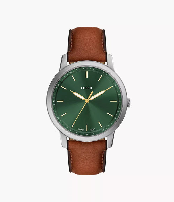 Fossil Minimalist Green Stainless Steel Men Watch Fs6094_1