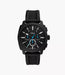 Fossil Machine Black Stainless Steel Men Watch Fs6099_1