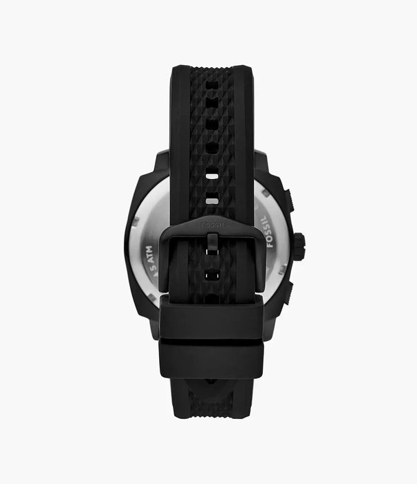 Fossil Machine Black Stainless Steel Men Watch Fs6099_3